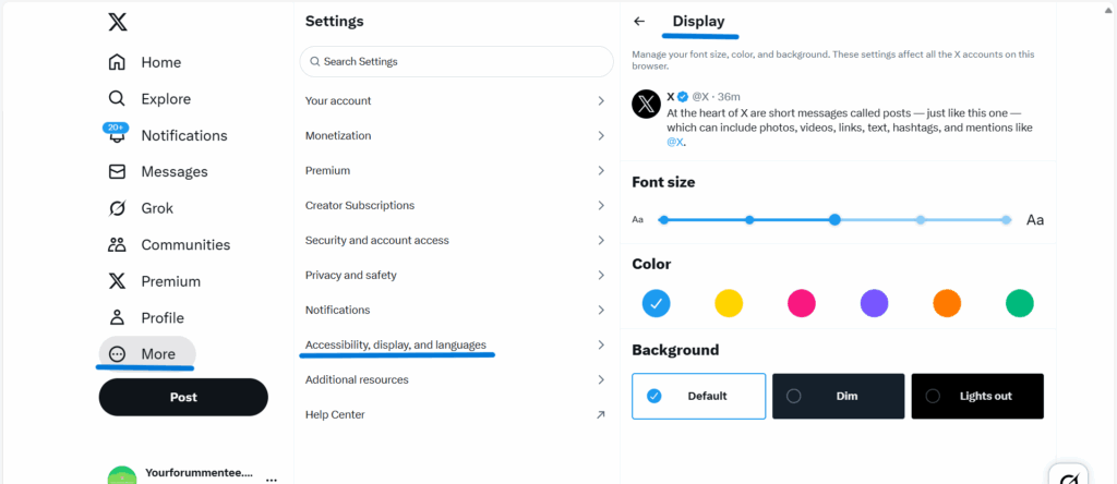 Twitter Display Modes for Desktop
