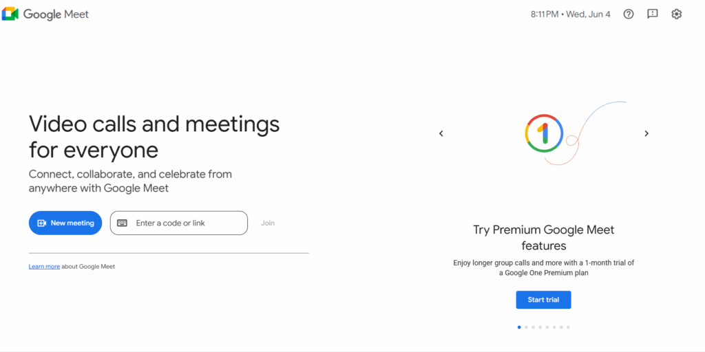 Gemini AI Google meet update