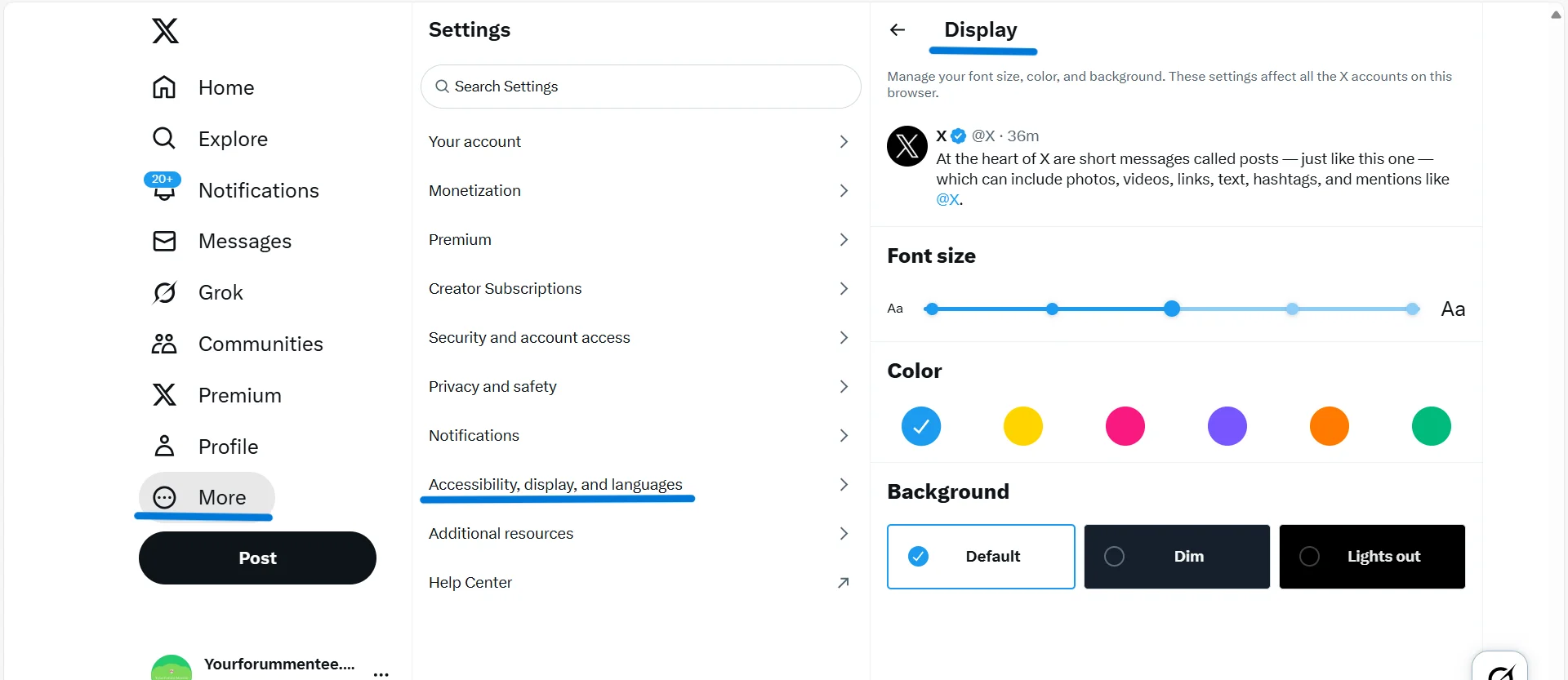 Twitter Display Modes for Desktop