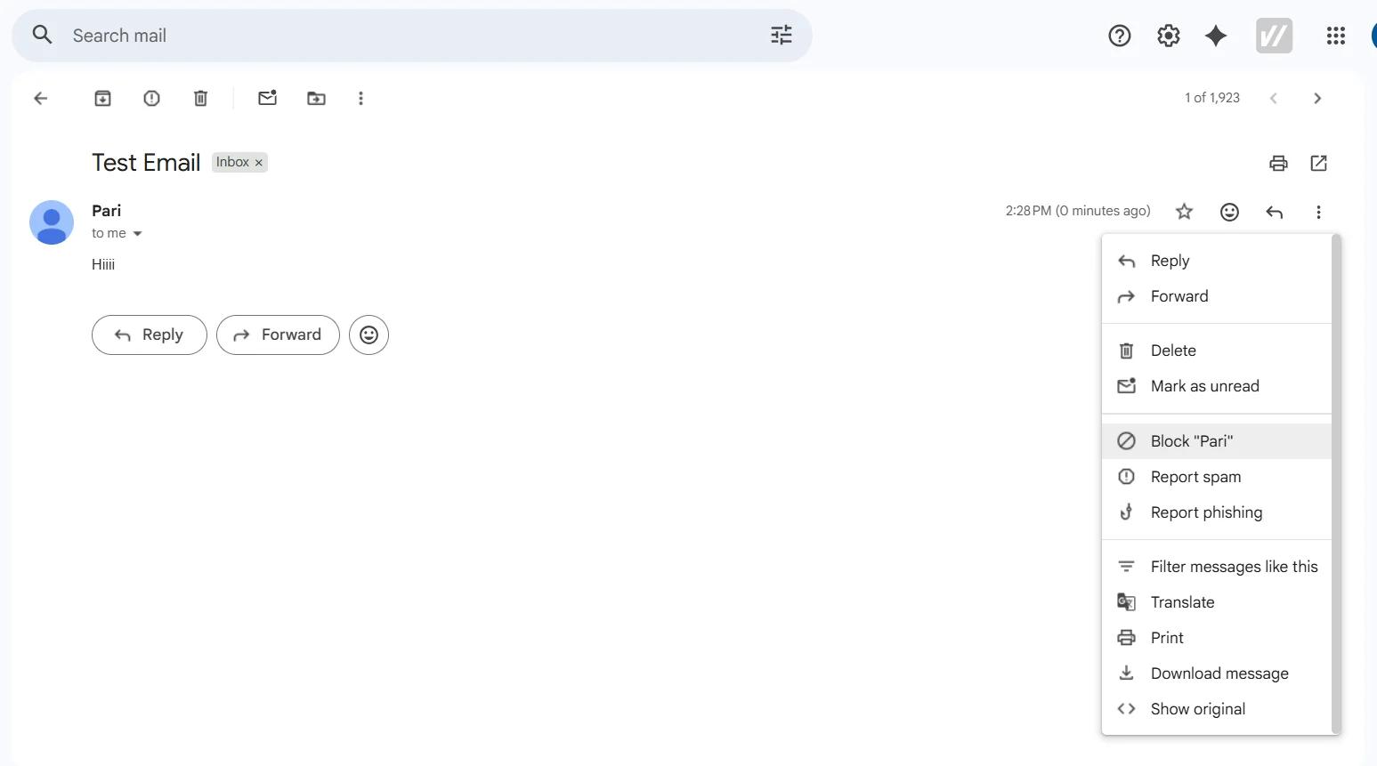 gmail account